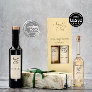 Gift Box - Sant Elia Extra Virgin Olive Oil and Bianco Balsamico