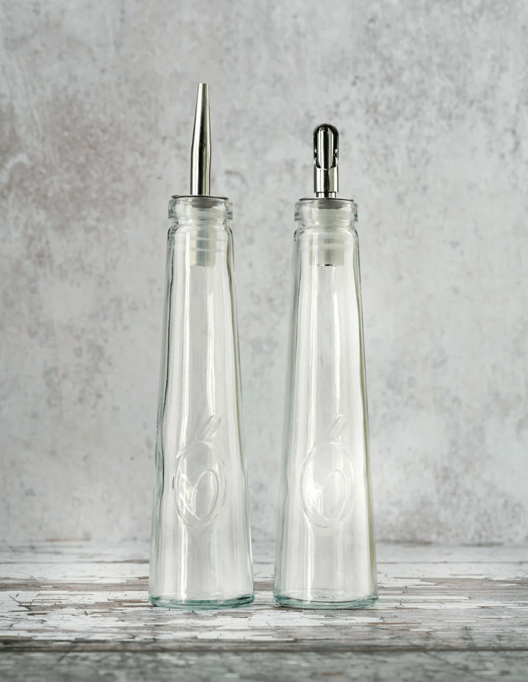 Glass Oil / Dressing Bottle with Various Pourers - 150ml